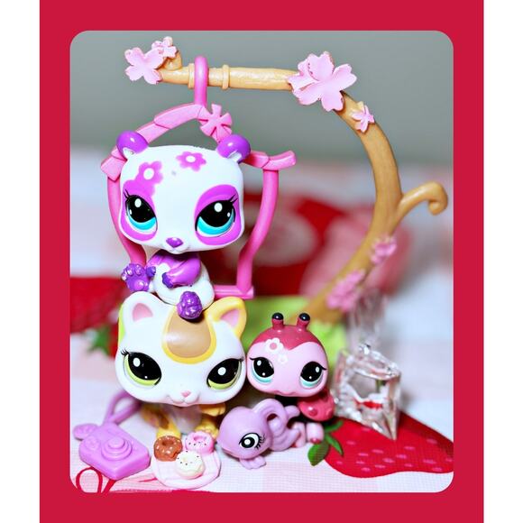Authentic LPS Blythe Loves Littlest Pet Shop #1859 #2108 #2459 Tokyo Cat Ladybug - Picture 2 of 10